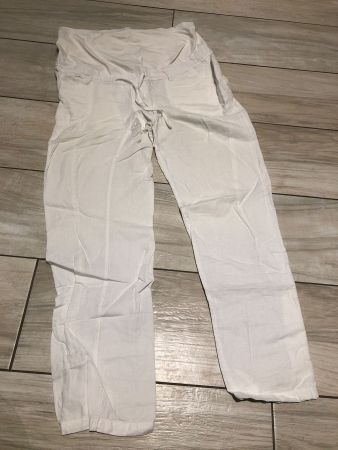 Sommer Umstandshosen Leinen Gr 42