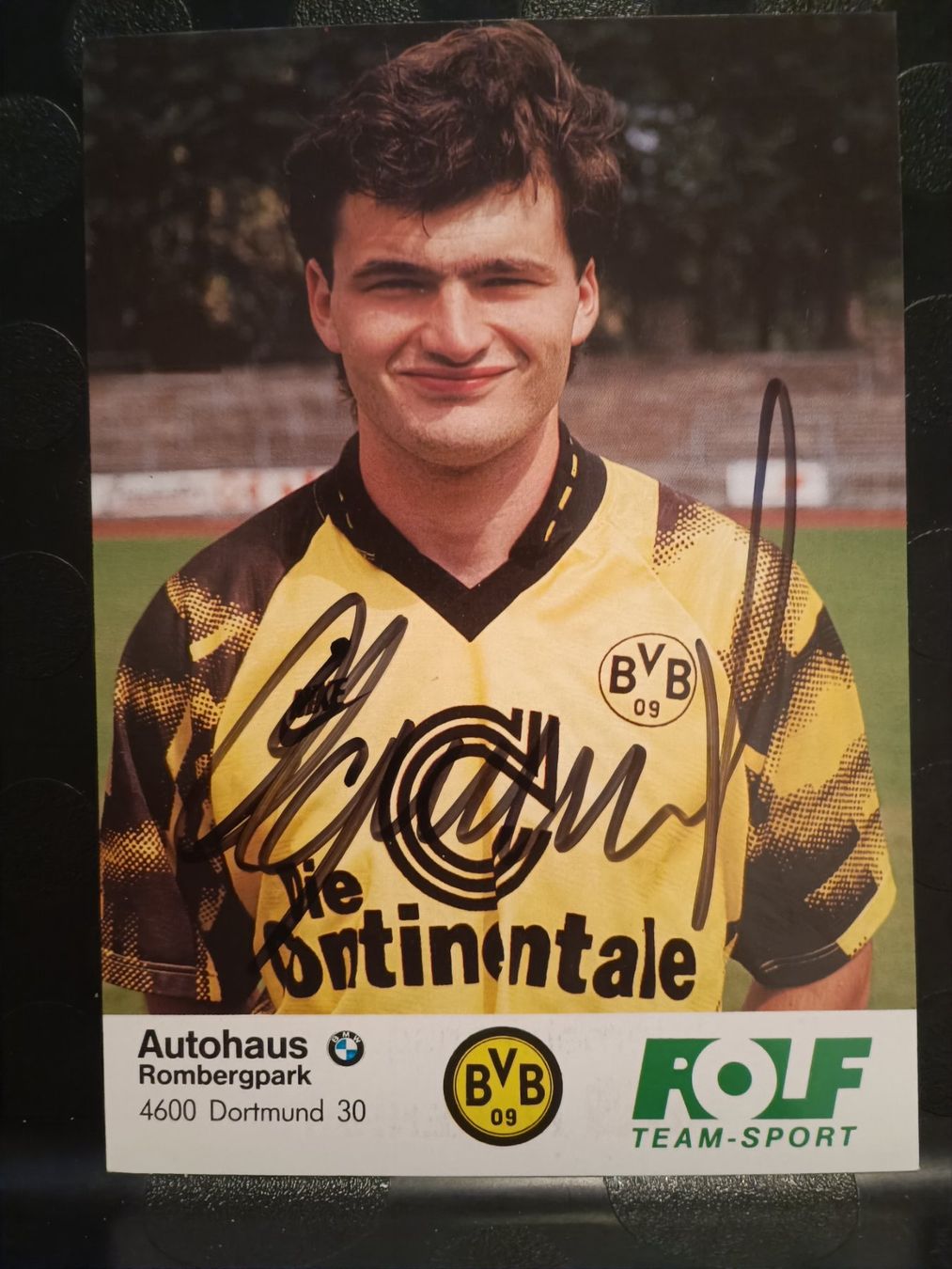 Autografi: Stephane Chapuisat - BVB / Borussia Dortmund - Handsigniert – Usato da Menziken venduto da Artographs