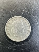 Münze 20 Rappen 1883 Confederatio Helvetica