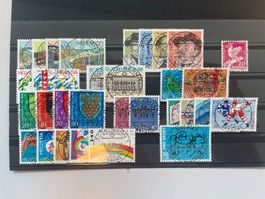 Set mit Erstagsstempel