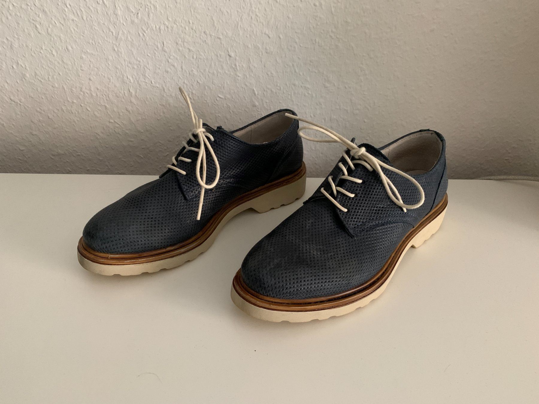 Damenschuhe: VIVIAN - Budapester Halbschuhe blau 36 – Gebraucht aus Zürich von Diazaio