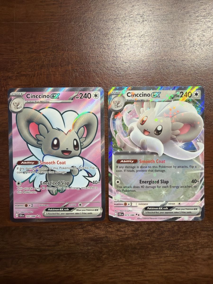 Pokémon Carte collezionabili: Cinccino ex (CRI 105 / 073) – Nuovo (secondo la descrizione) da Emmenbrücke venduto da Pack_Ripper