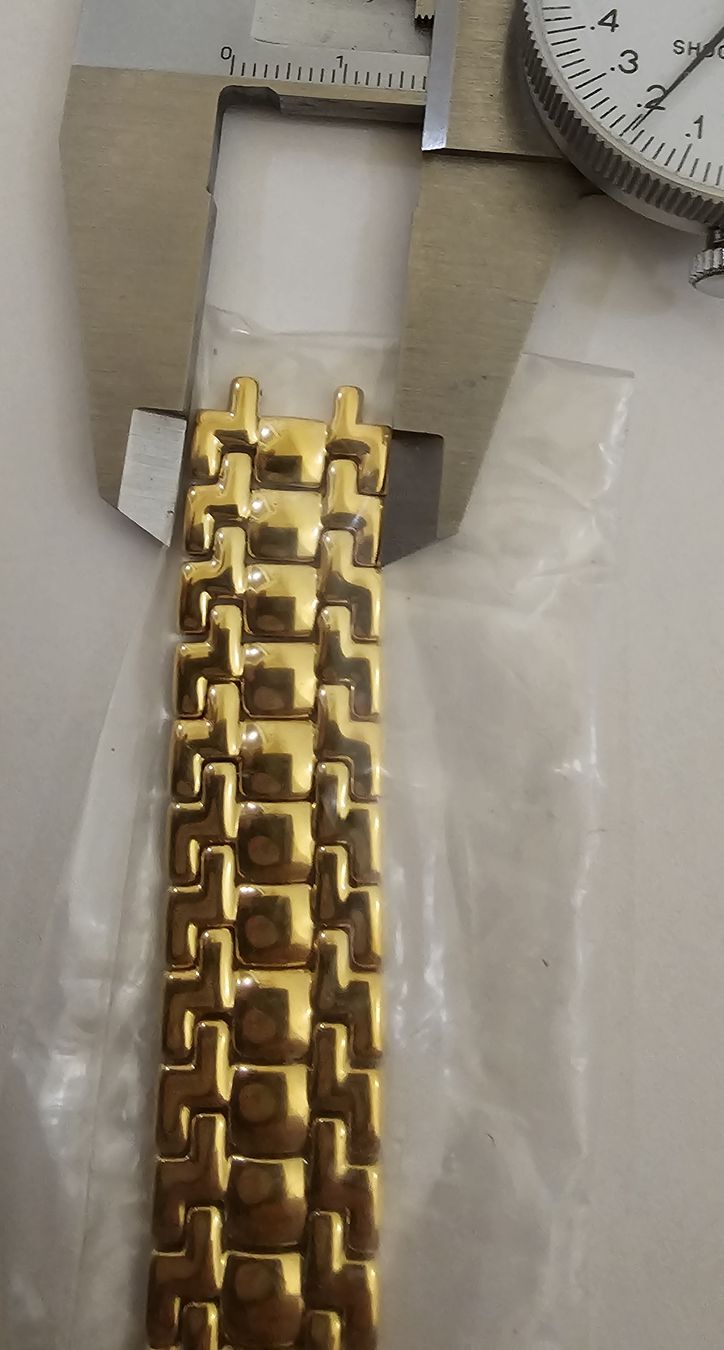 Orologi: Bracelet de montre vintage doré – Usato da Genève venduto da Fresko01 4