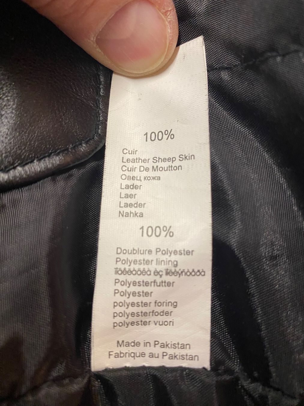 Giacche: Chyston Lederjacke Herren schwarz XL – Usato da Russikon venduto da Honolulu-2019 7
