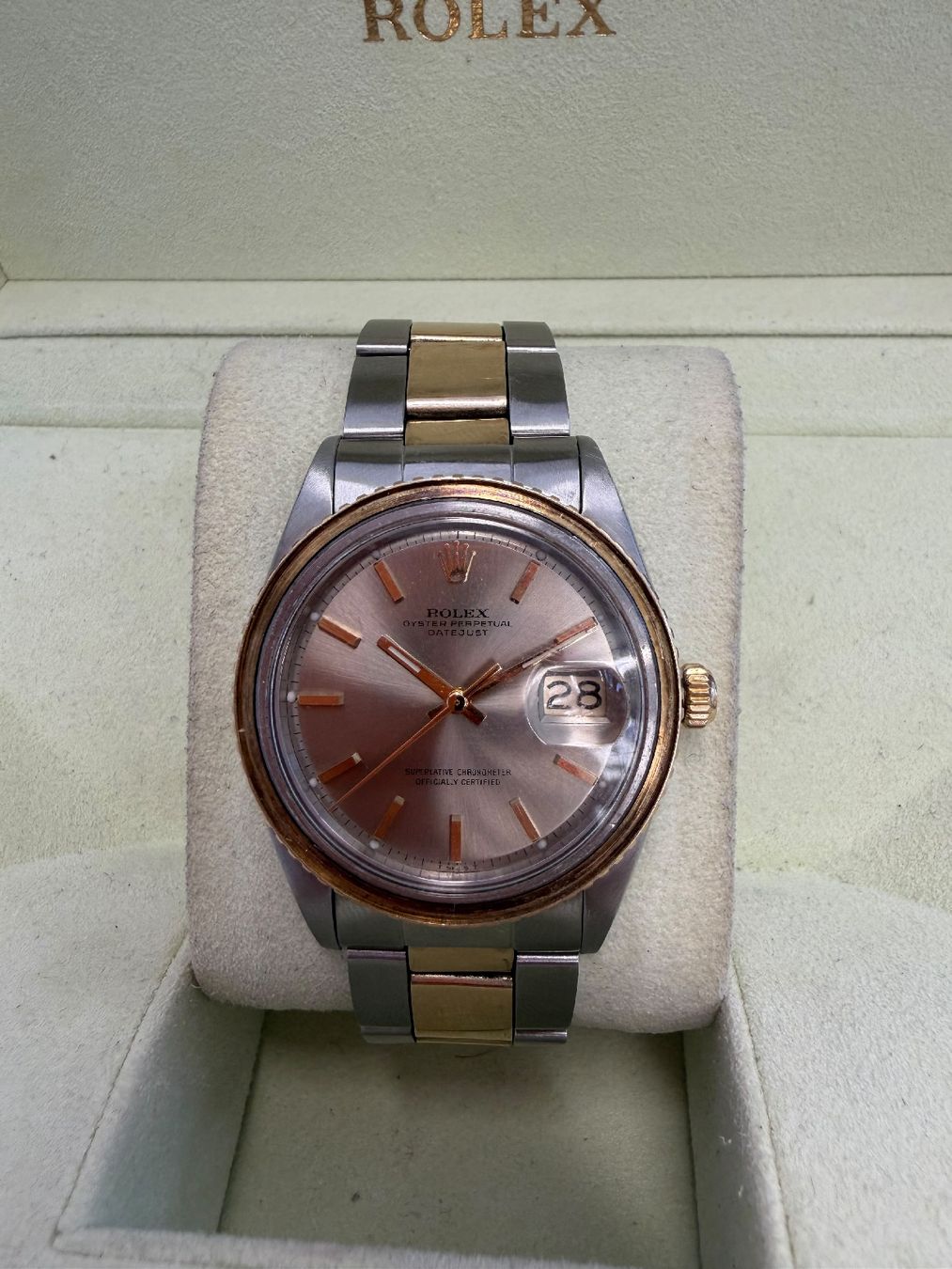 Rolex Orologi: Rolex Datejust 1625 Stahl Gold,automatic, läuft,mit Box – Usato da Glattbrugg venduto da tarnkappenbomber 5