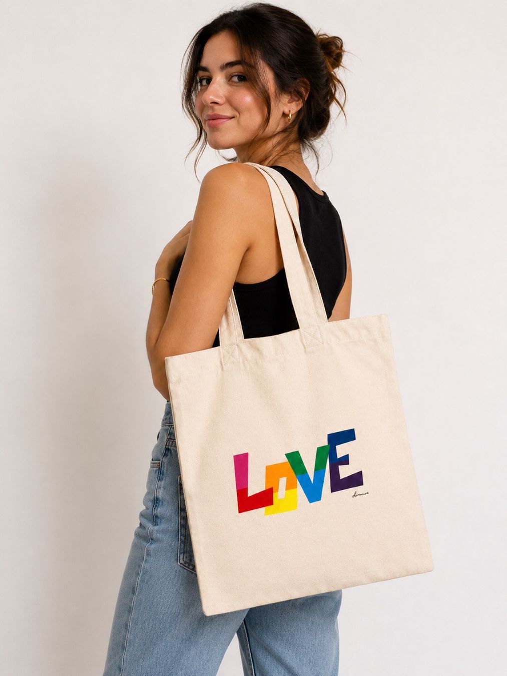 Borse: Tote Bag Love – Nuovo e nell'imballaggio originale da Lausanne venduto da laminas 1