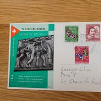 Document Journée du timbres Tag Briefmarke St.Gallen 1956