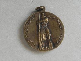 Medaille Schweiz Militär Aux Frontiers Noel 1917 Bat. 20