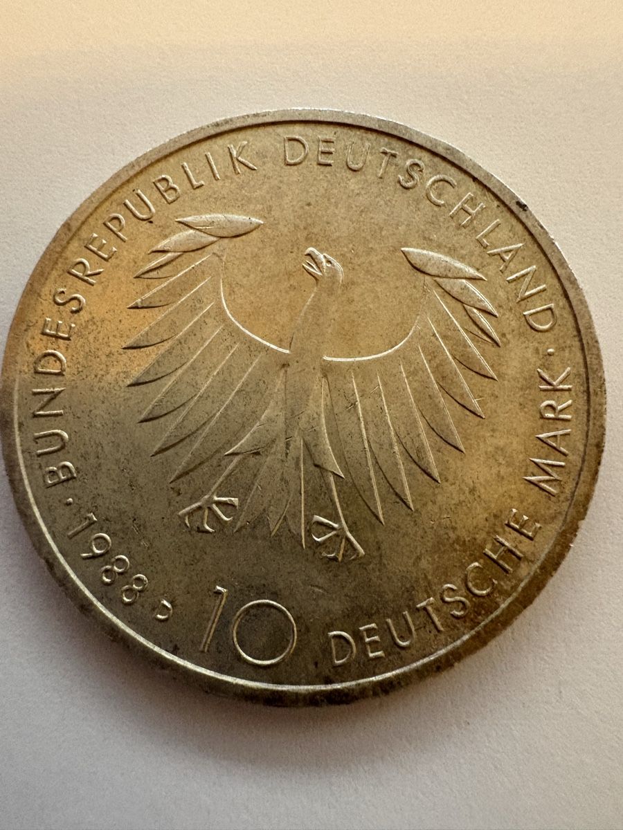 Toutes les monnaies: 10 deutsche Mark 1988 – D'occasion à Murten par Tzaugg 1