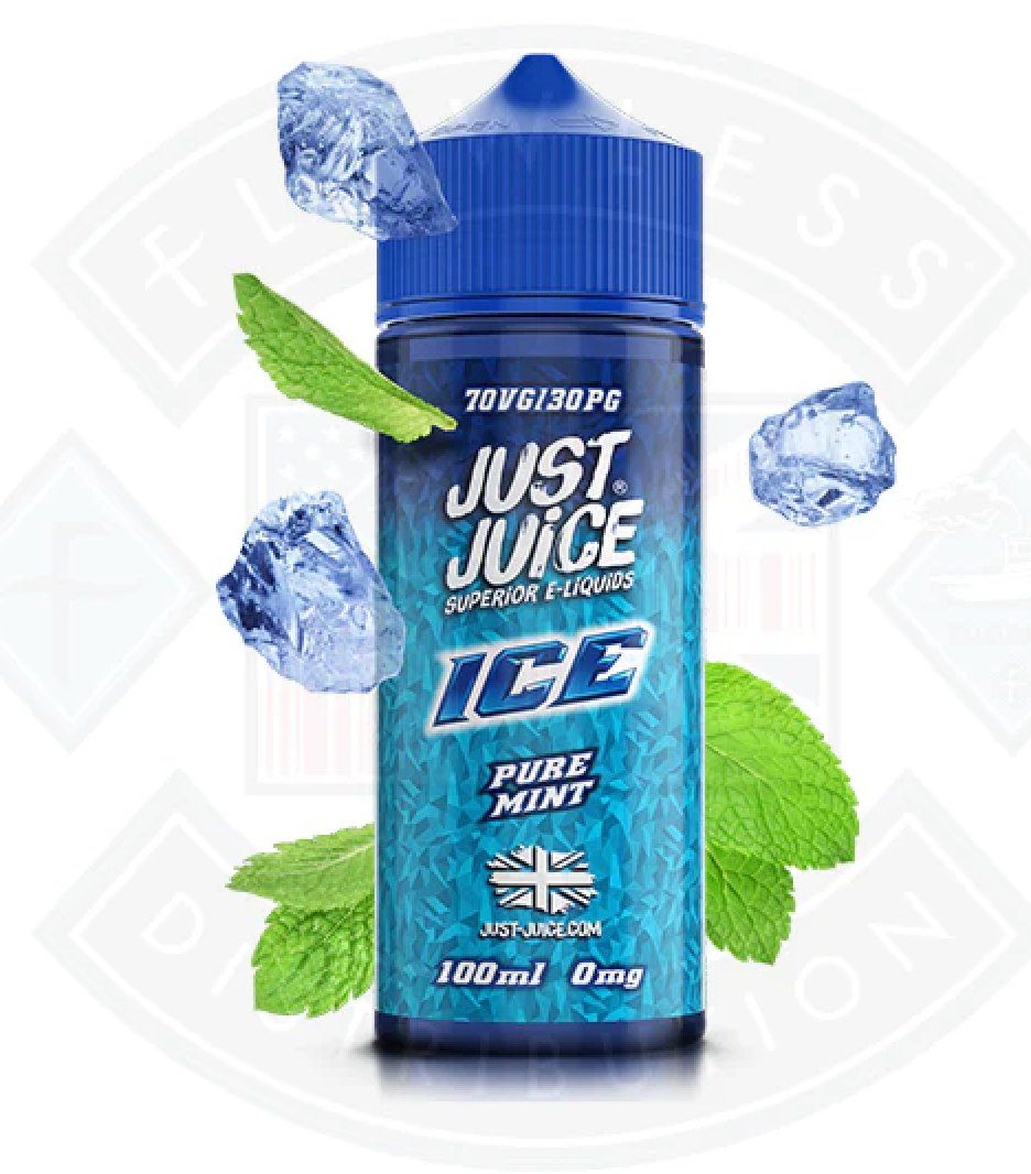 Altri Prodotti per fumatori: JUST JUICE ICE PURE MINT 0MG 100ML SHORTFILL – Nuovo e nell'imballaggio originale da Neerach venduto da majomomo