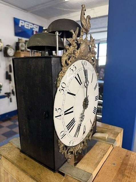 Orologi: 3 GLOCKEN COQ- COMTOISE MIT WECKER UND BART 3 GEWICHTE – Usato da schaffhausen venduto da eibam 2
