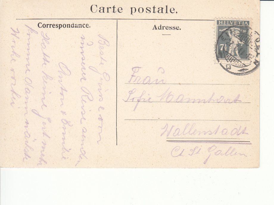 Cartoline postali: Einsiedeln, Chor der Kirche 1919 – Usato da Bürglen TG venduto da StampGraf 1