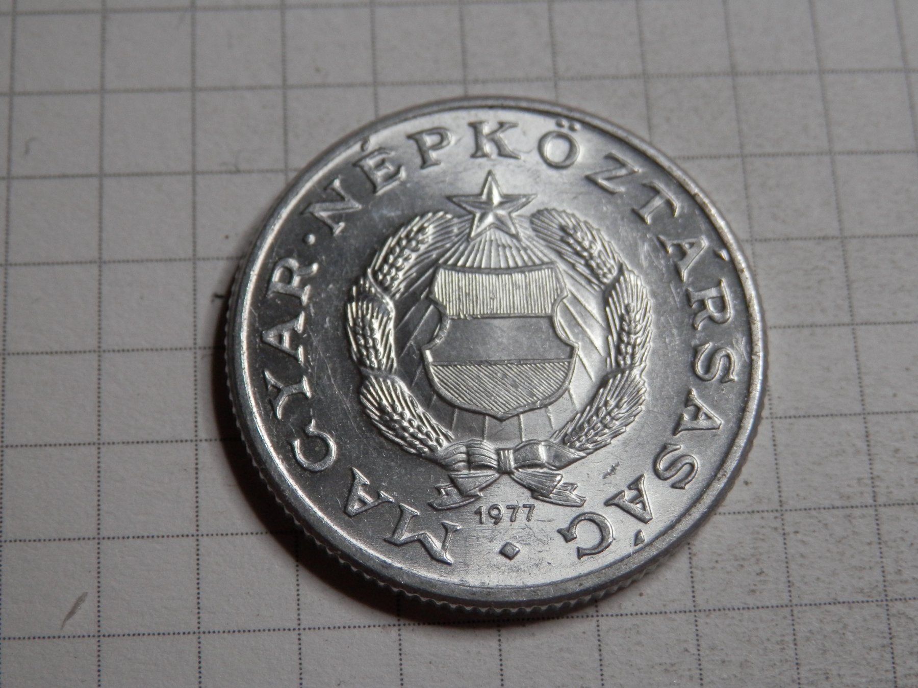 Tutti le monete: Ungarn 1 Forint, 1977 – Usato da Weiach venduto da weiach81 1