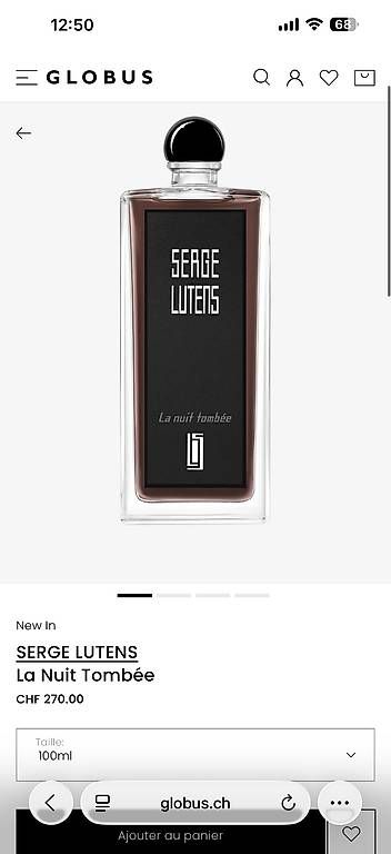 Profumi & Eau de Toilette: SERGE LUTENS Parfum La Nuit Tombée – Usato da Frauenfeld venduto da Jessy_kardakova 1