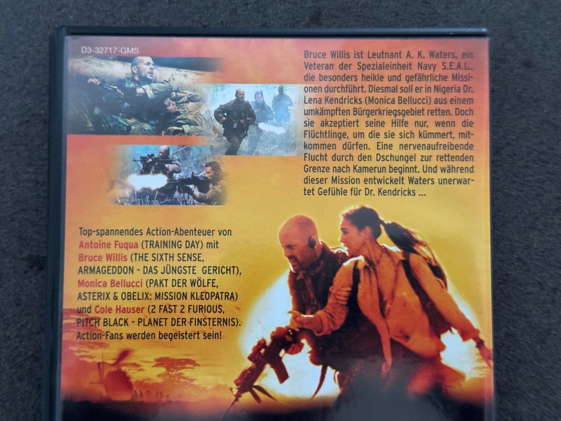 Tutti i DVDs: Tränen der Sonne DVD EN/DE Bruce Willis – Usato da Fribourg venduto da tschjoly 2