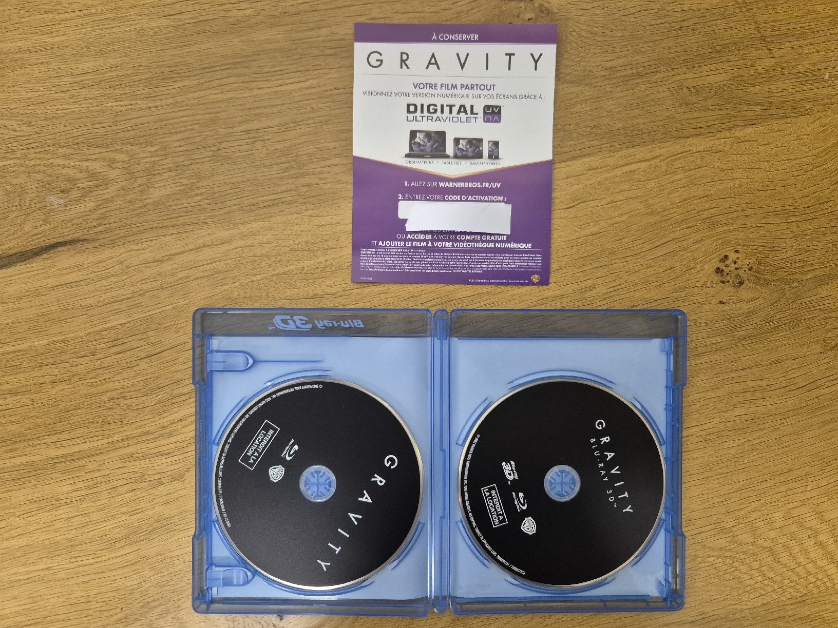 Alle DVDs: Gravity 3D Blu-ray - Alfonso Cuarón - Edition Spéciale  – Neu (gemäss Beschreibung) aus Bogis-Bossey von VNT-GE.ch 2