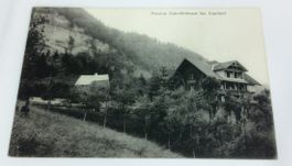 Pension Gutenbrünnen bei Kaufdorf, Postkarte gelaufen 1910