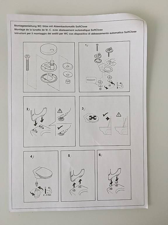 WC: Neuer WC Deckel mit Absenkautomatik – Usato da Zufikon venduto da Baum03 4