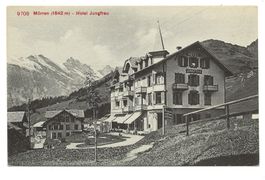 Mürren (BE) Berner Oberland - Hotel Jungfrau - um 1910