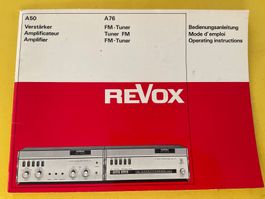 ReVox A 50 / A 76 Bedienungsanleitung D, E, F