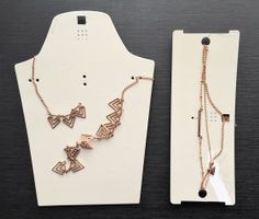Lot: 4 rotgoldfarbene Ketten (SIX)