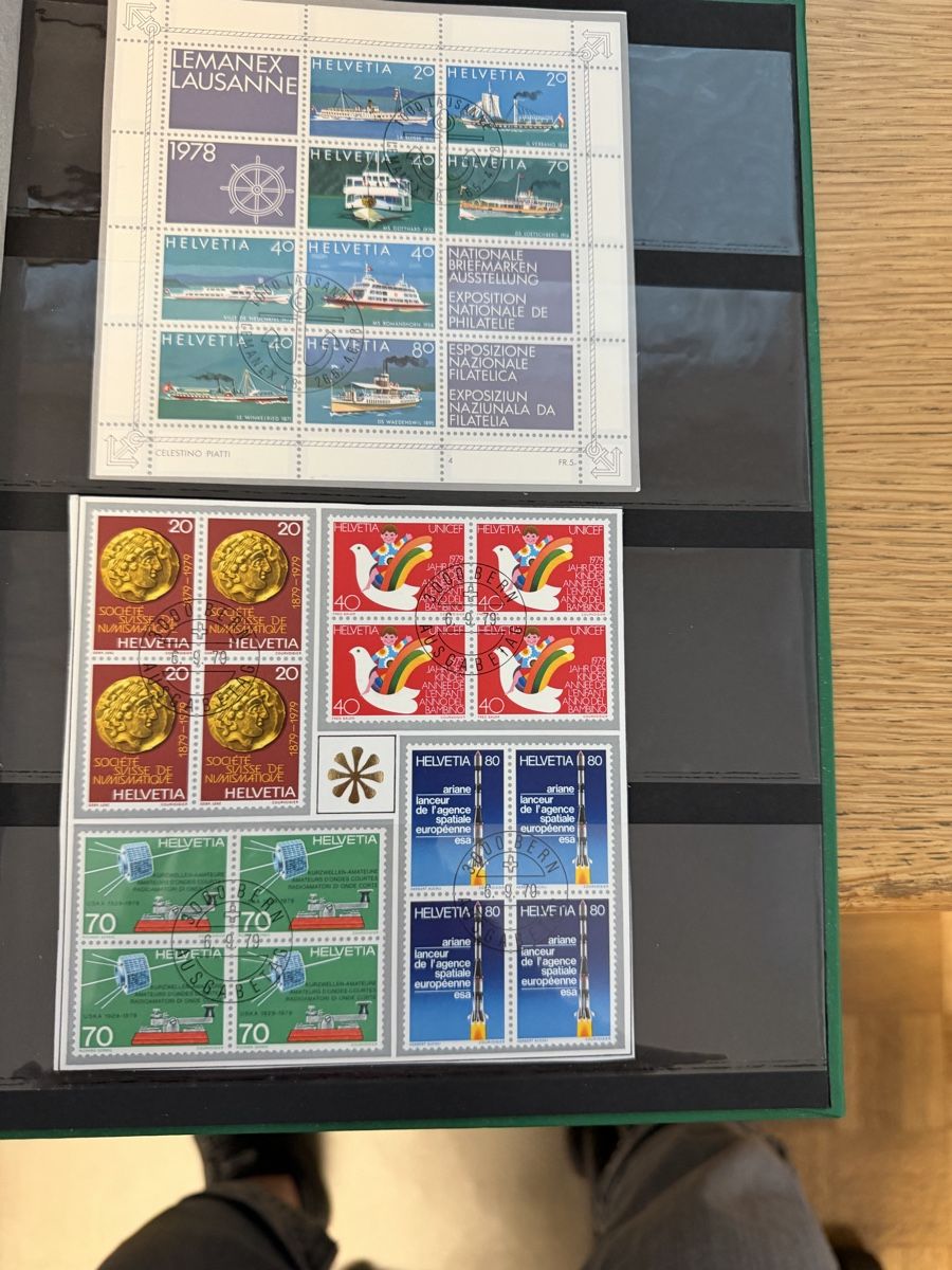 Tous les timbres: Album mit Postabschnitten Schweiz – D'occasion à Murgenthal par Tina_4055 7