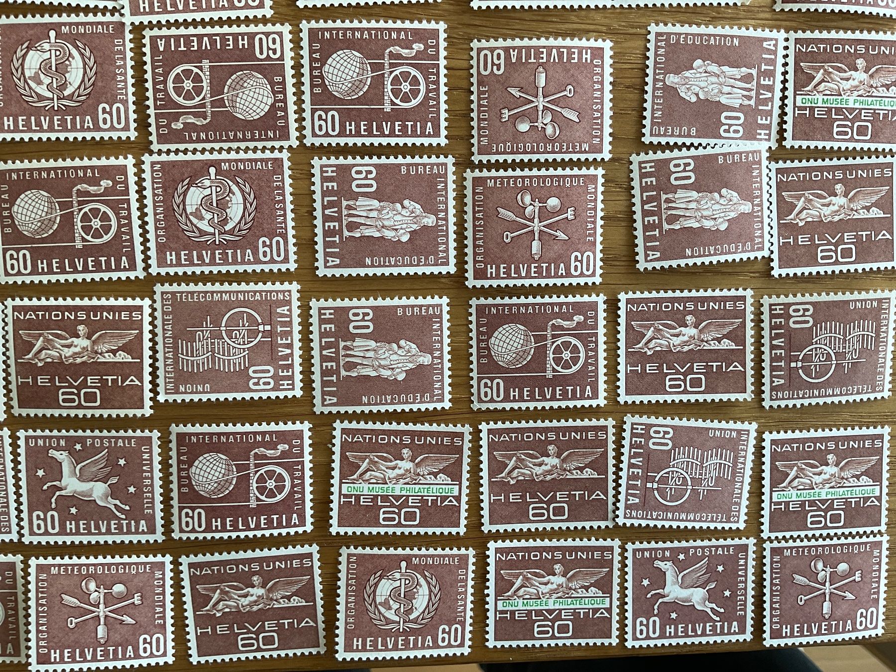 Tutti i francobolli: 60Fr Ämter Frankaturware ungestempelt postfrisch Sammlung – Nuovo (secondo la descrizione) da Wil SG venduto da Chefsugus 4