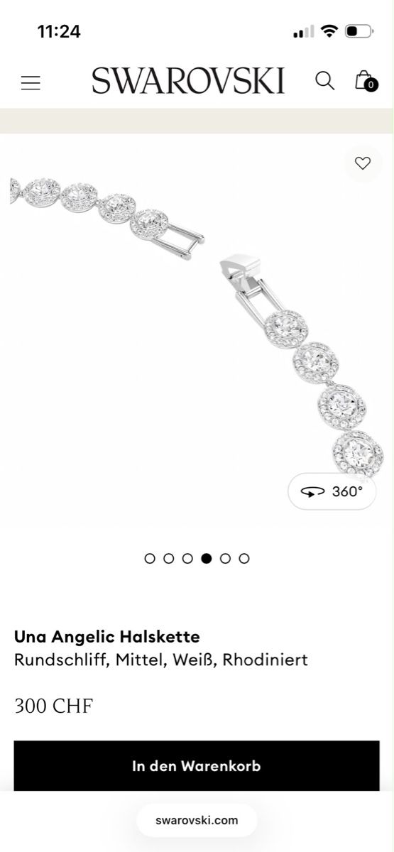 Swarovski Catenine: Swarowski Una Angelic Halskette – Usato da Aarau venduto da mat_9kvv 2