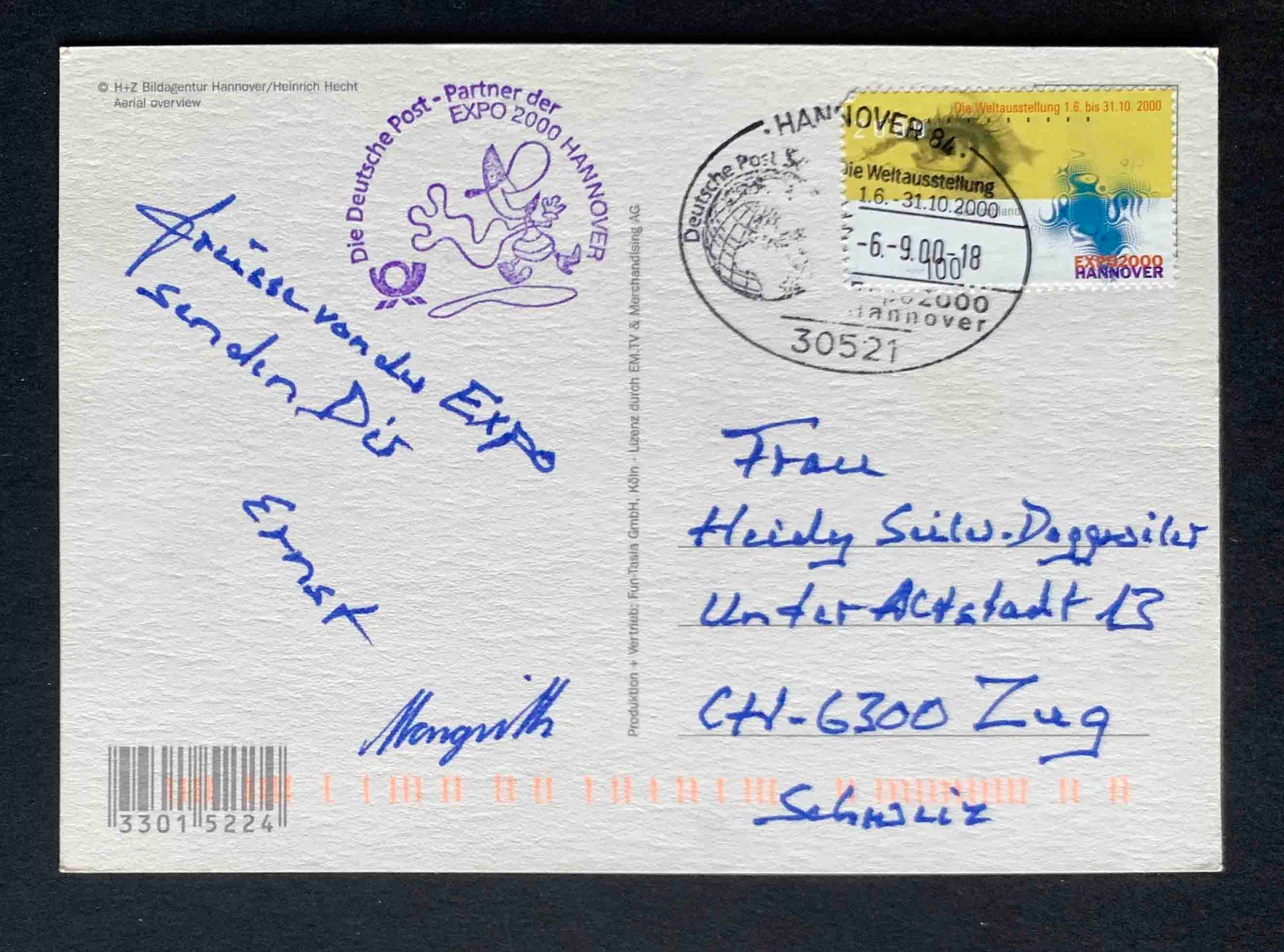 Cartoline postali: AK HANNOVER EXPO 2000 – Usato da Goldau venduto da Balkonia09 1