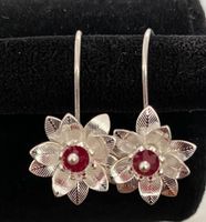 Wunderschöne filigrane Ohrringe - 925 silber - neu