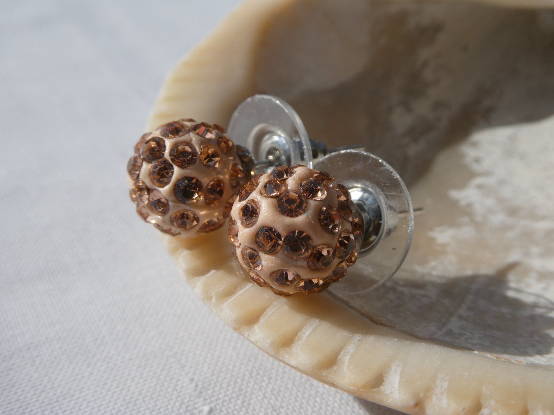 Boucles d'oreille: Ohrstecker Strasskugel, Modeschmuck / NEU – Neuf (Voir description) à Gattikon par kaandooh 1