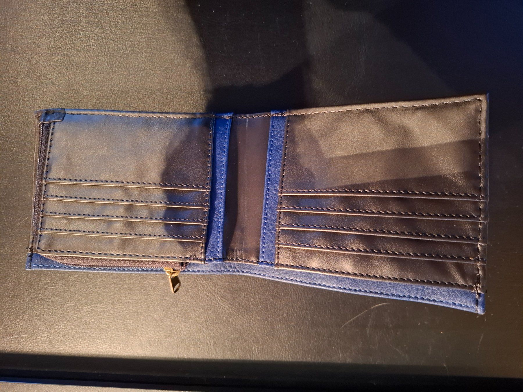 Brieftaschen: Schwarz-Blaue C&A Brieftasche Originalverpackt – Neu und originalverpackt aus Affoltern am Albis von Sabinezc 4