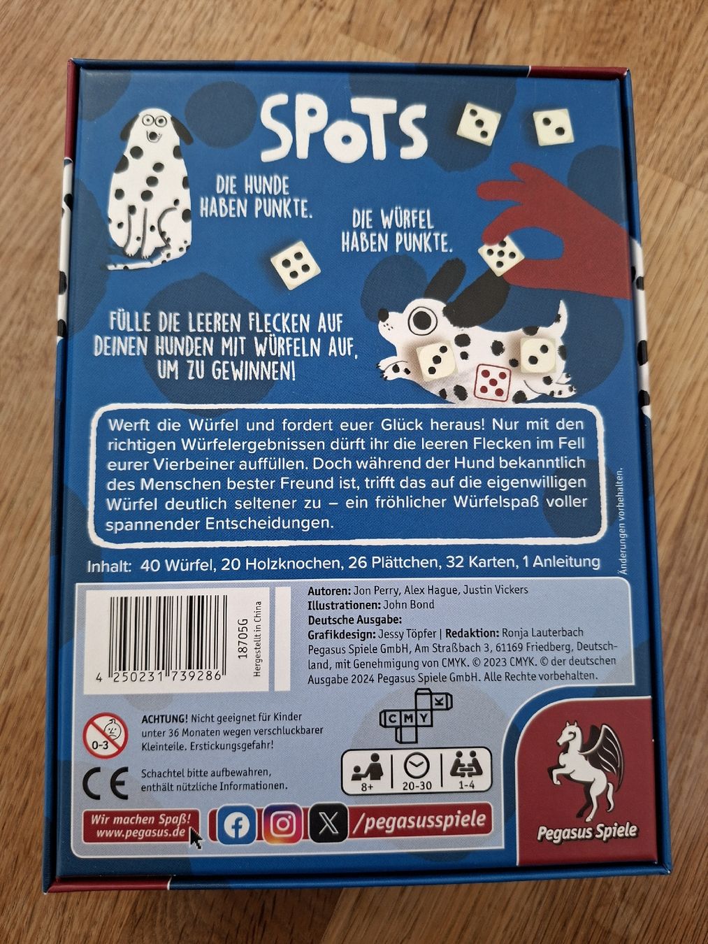 Pegasus Spiele Giochi: SPOTS - Würfelspiel – Nuovo (secondo la descrizione) da Hindelbank venduto da reidi84 1
