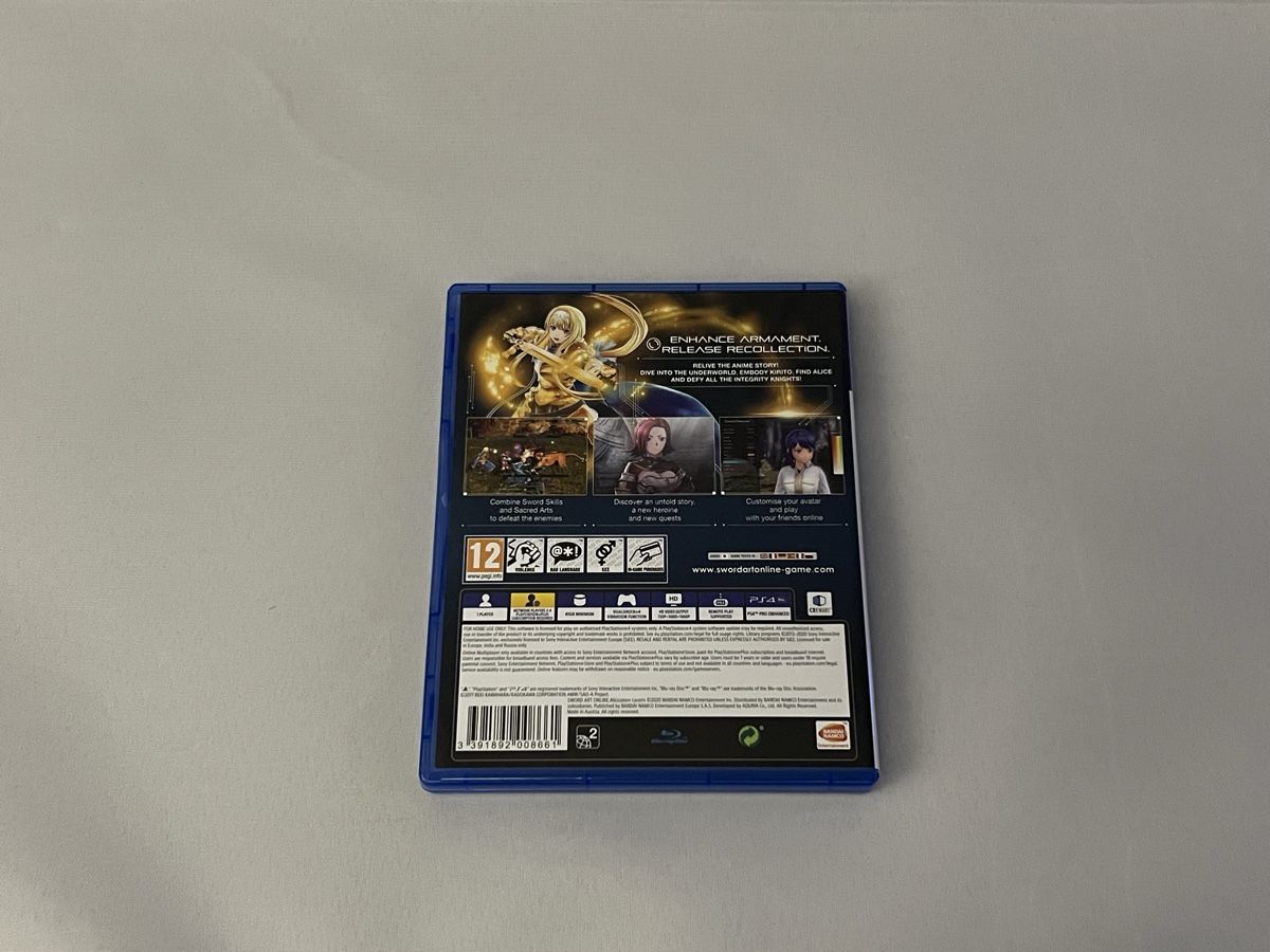 Sony Giochi: PS4 / Sword Art Online Alicization Lycoris – Usato da Goldach venduto da mali5 1