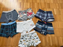 7er Set Kinder Unterhosen Boxershorts Gr. 98/104