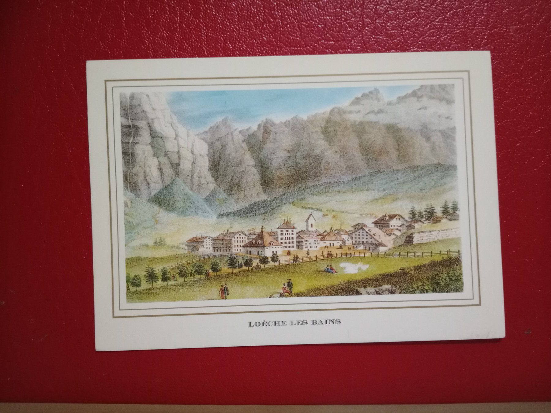 Cartoline postali: AK Kunst Leukerbad Wallis – Usato da Küttigen venduto da Melisch1000