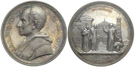 Rom, Leo XIII., Silbermedaille AN XVIII (1895)