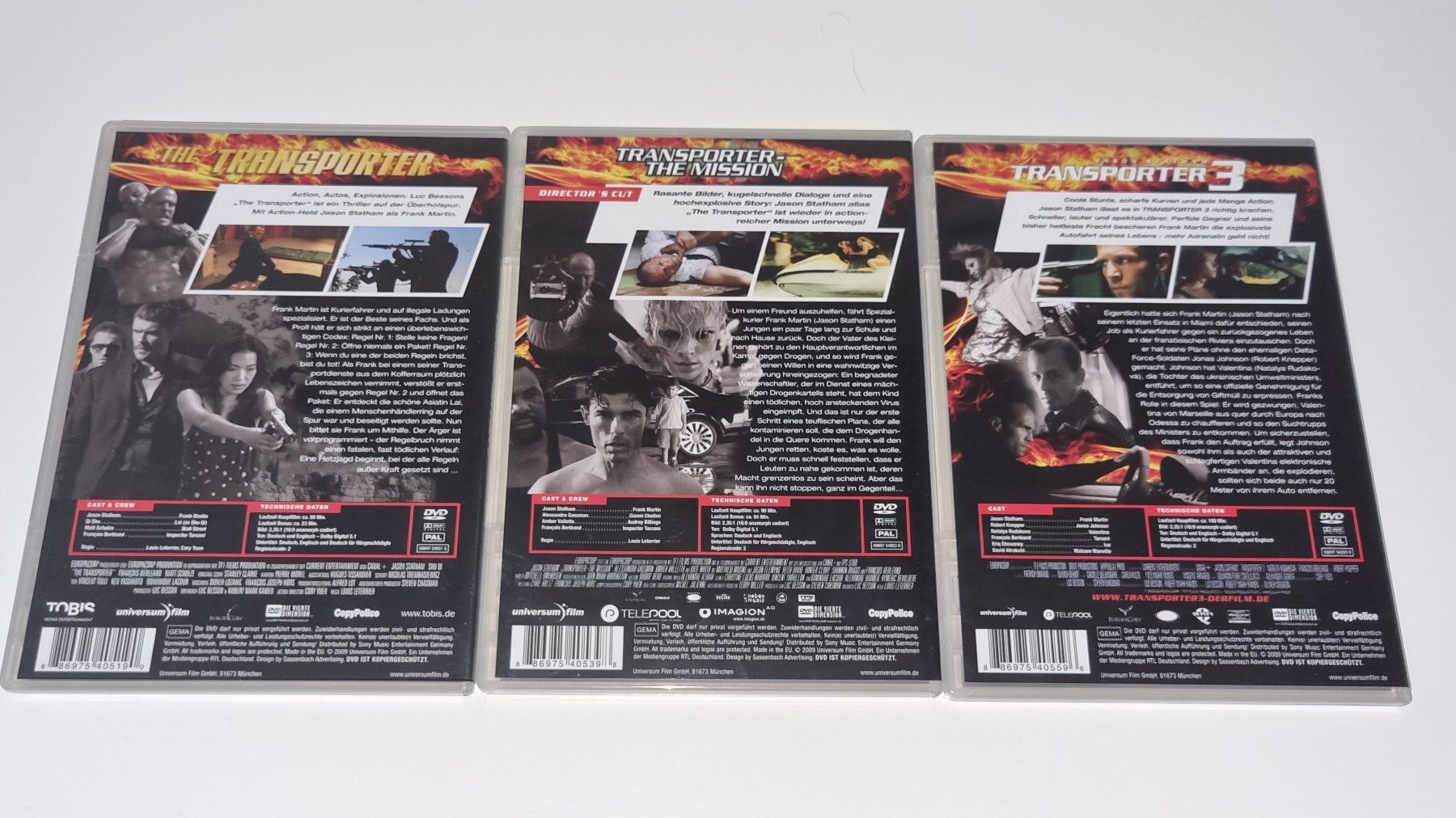Tutti i DVDs: DVD: Transporter 1-3 - Triple Feature – Usato da Ehrendingen venduto da Thomas_2 4