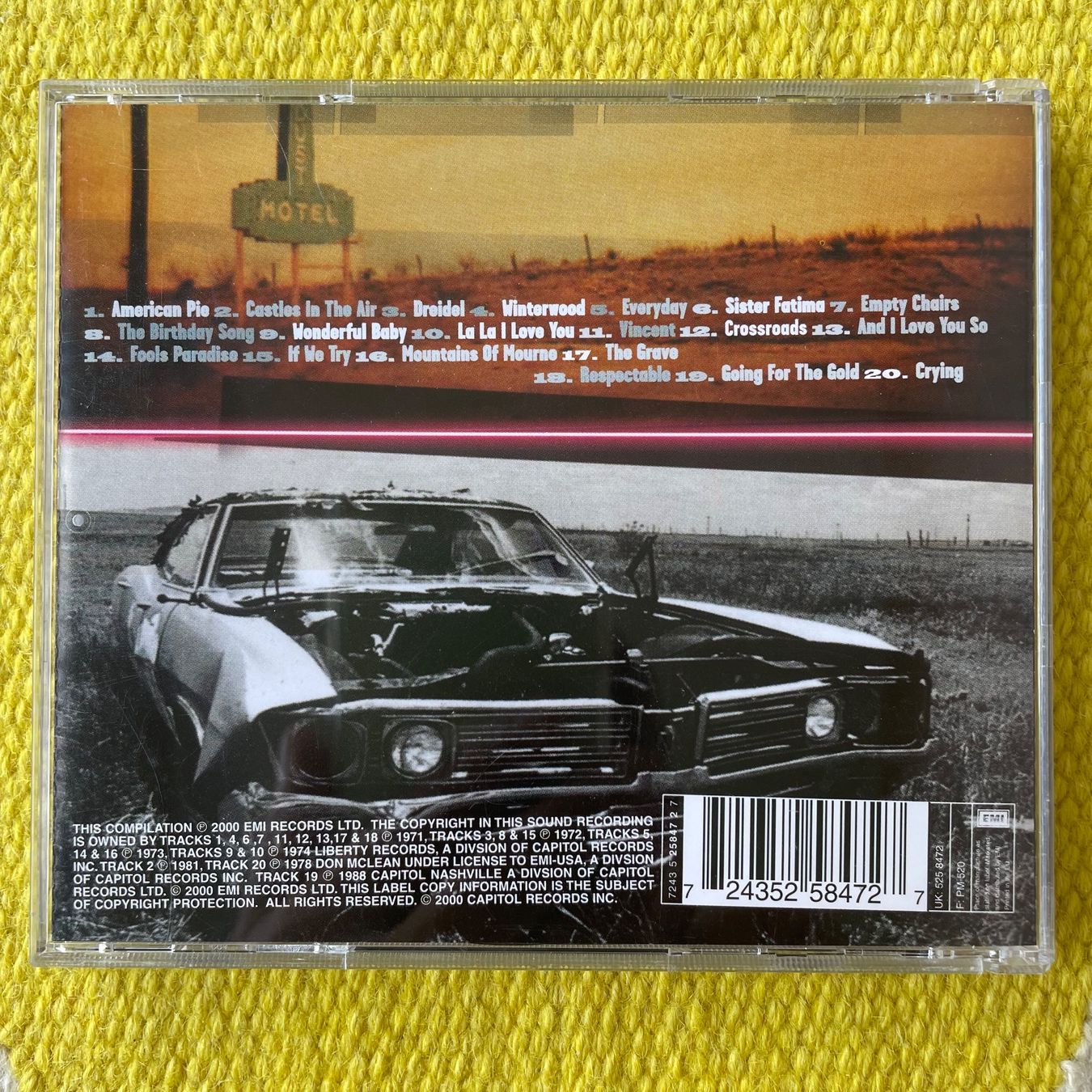 CDs: DON McLEAN-AMERICAN PIE/THE GREATEST HIT – Gebraucht aus Rorschacherberg von CD-Roli 1