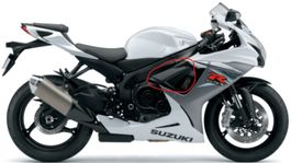 NEU Suzuki GSX-R 600 / 750 Abdeckung Rechts Carbon-Look