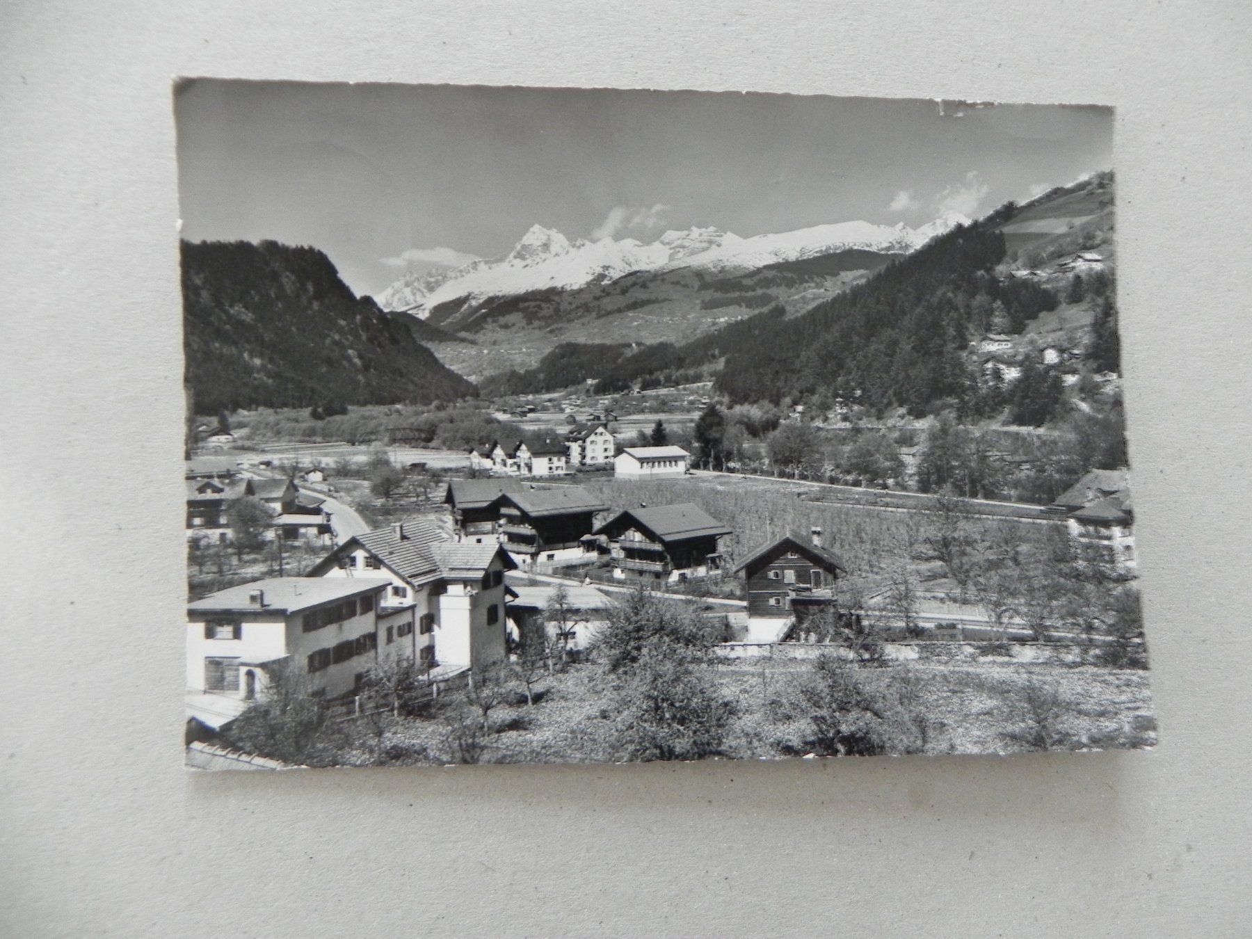 Ansichtskarten: Ansichtskarte ilanz GR Graubünden 1968 – Gebraucht aus Siebnen von krimsie