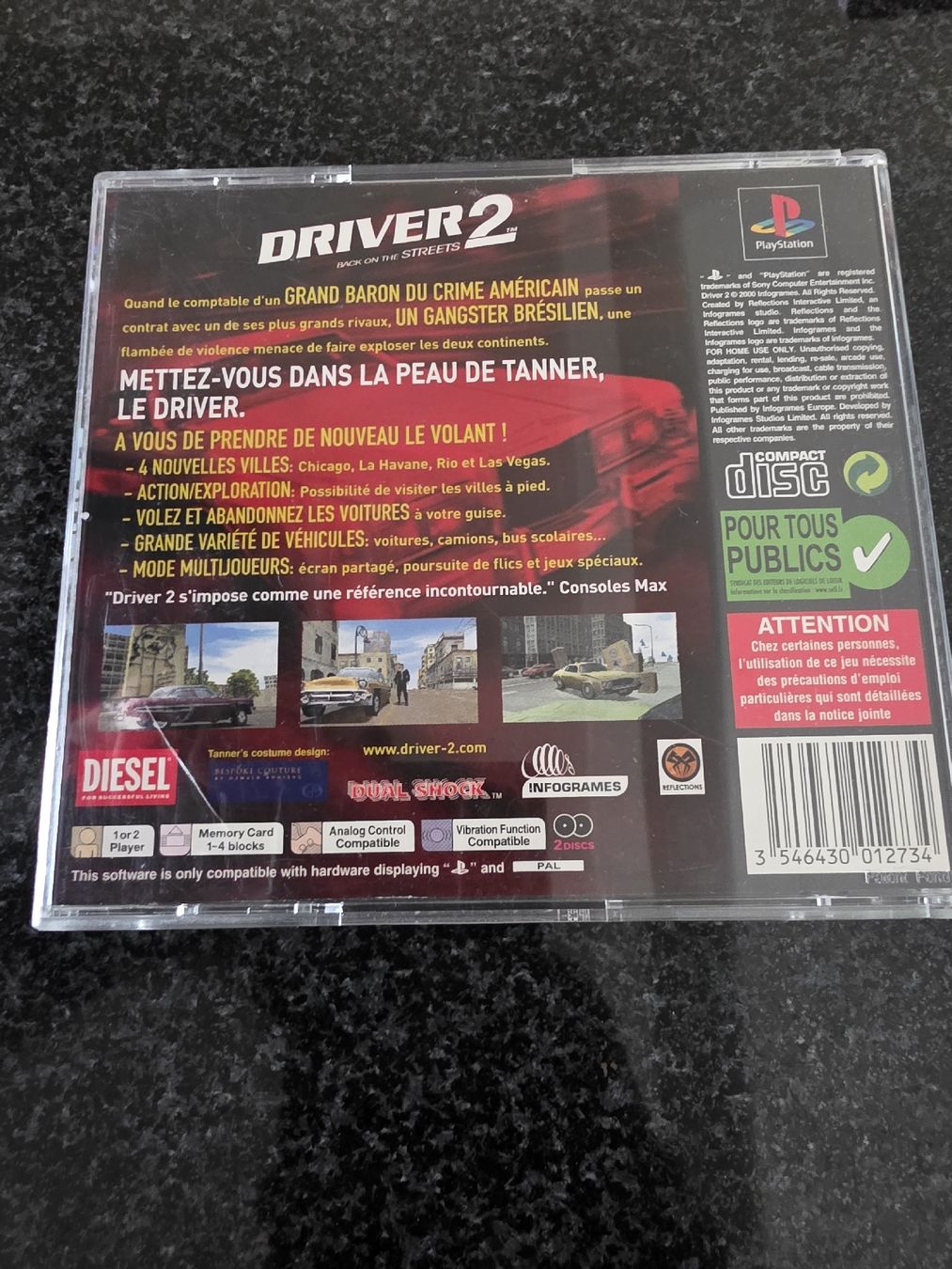Giochi: Driver 2 PS1 – Usato da Chavornay venduto da Crash37 1