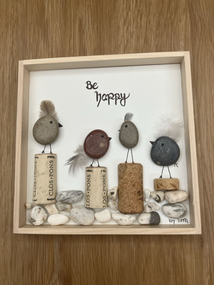 Poster & Bilder: Steinbild happy – Neu und originalverpackt aus Reiden von Juda65