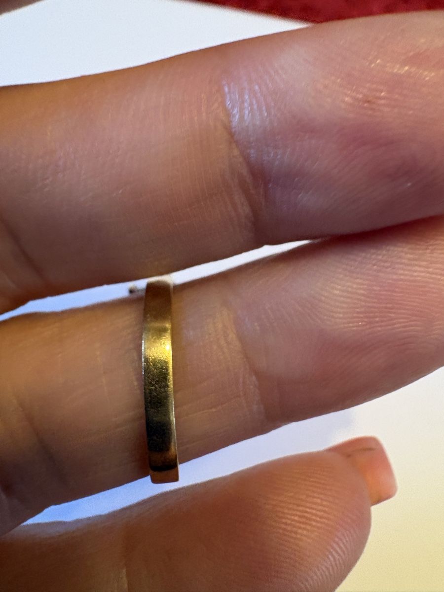 Ringe: 800silber vergoldet Granat Ring  – Gebraucht aus Murten von Tzaugg 4