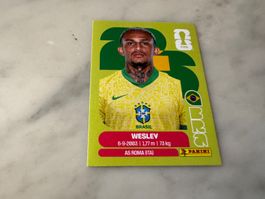 Panini Fifa Fussball WM 2026 Sticker Wesley BRA 8