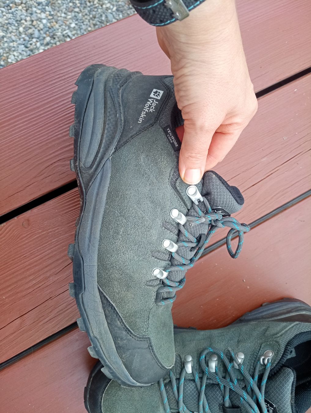 Jack Wolfskin Scarpe da uomo: Jack Wolfskin Trekkingschuhe Gr. 42.5 – Usato da Heerbrugg venduto da Krityu 1