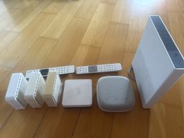 Internet-Box 3, 2 TV-Box IP 2000 u. IP 1400, 3x Air 4820