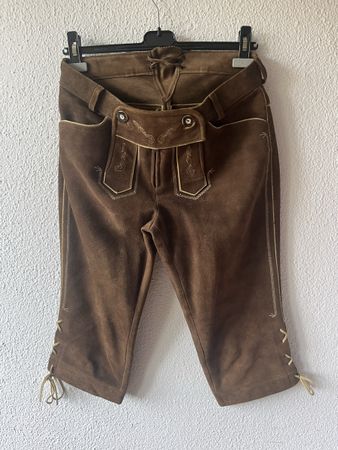 Spieth & Wensky Leather Lederhosen Brown Size 38