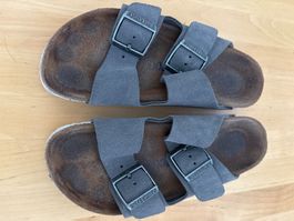 Birkenstock Sandalen WILDLEDER grau Grösse 37 gebraucht
