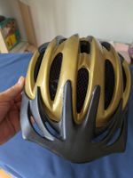 Casque de vélo doré et vert taille unique bon état